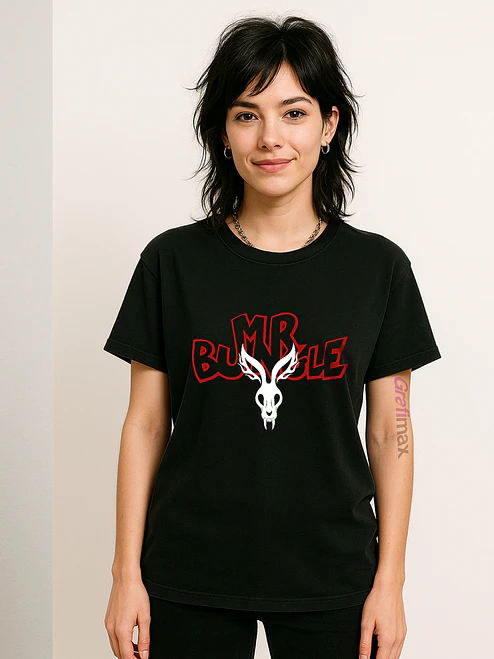 Polera Mujer Mr Bungle White Rabbit Logo Rock - Grafimax 1