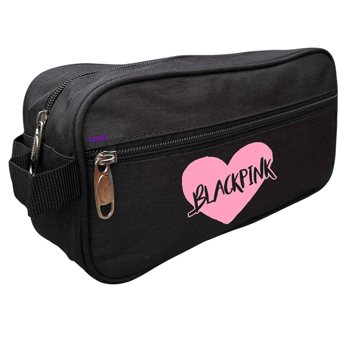 Estuche Lápices Cierre Metálico Blackpink Heart Grafimax 1
