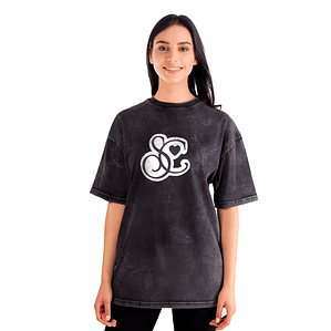 Polera Mujer Sabrina Carpenter Efecto Jeans Desgastada Grafimax