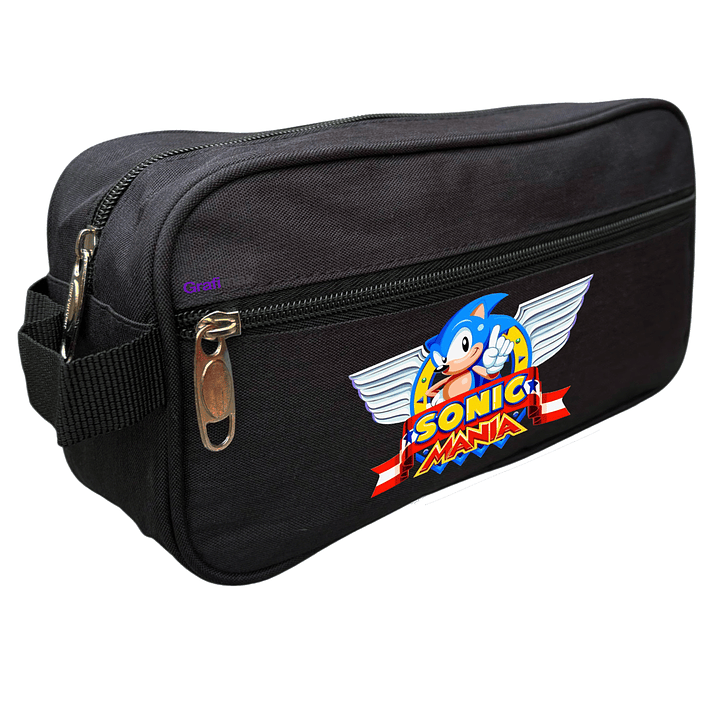 Estuche Lápices Cierre Metálico Sonic Mania Games Grafimax 1
