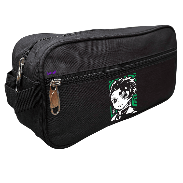 Estuche Lápices Cierre Metálico Tanjiro Kanji Anime Grafimax 1