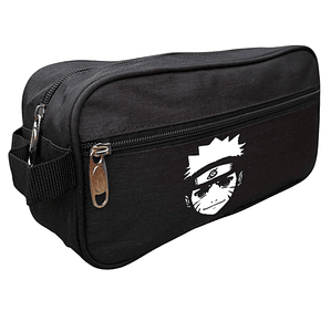 Estuche Escolar Naruto Face Negro Grafimax