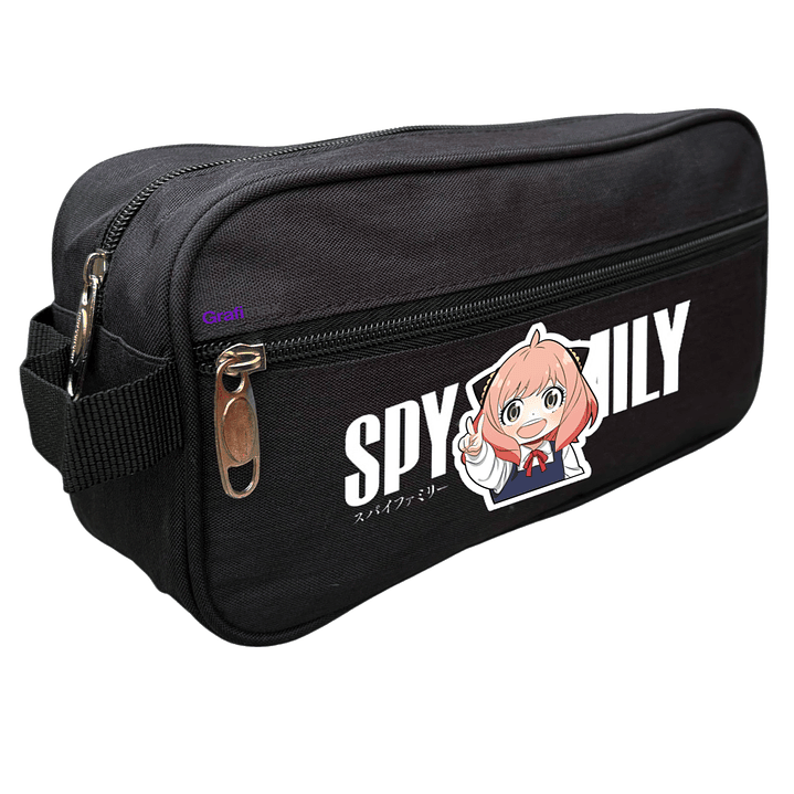 Estuche Escolar Anya Spy Family Negro Grafimax 1