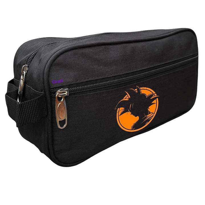 Estuche Cierre Silueta Goku Dragon Ball Anime Negro Grafimax 1