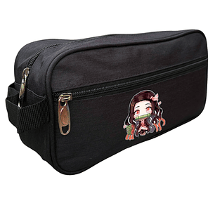 Estuche Cierre Nezuko Anime Demon Slayer Negro Grafimax