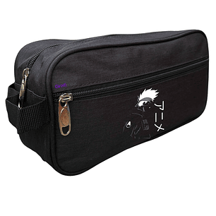 Estuche Cierre Naruto Kakashi Hatake Anime Negro Grafimax