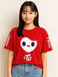 Polera Lovely Twice Chaengvely Rojo K Pop Música Grafimax- COPIAR - Miniatura 1