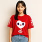 Polera Lovely Twice Chaengvely Rojo K Pop Música Grafimax- COPIAR - Miniatura 1