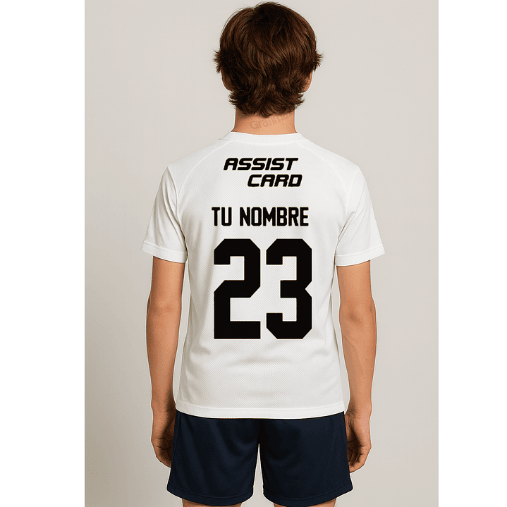 Camiseta Colo Colo Niño Fútbol Personalizada Dryfit Grafimax 2