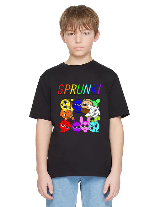 Polera Niño Sprunki Videojuegos Grafimax 6
