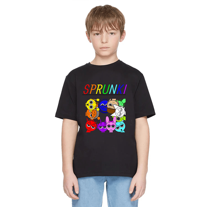 Polera Niño Sprunki Videojuegos Grafimax 6