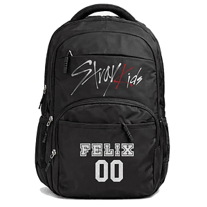 Mochila Stray Kids Urbana Escolar 30L KPop Nombres - Grafimax- 