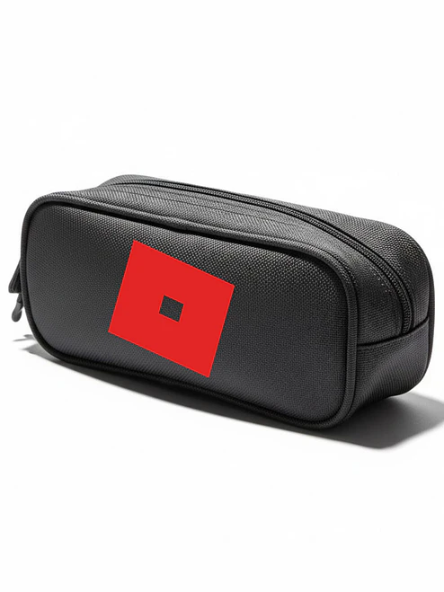 Estuche Escolar Roblox Logo Rojo Negro Grafimax 1