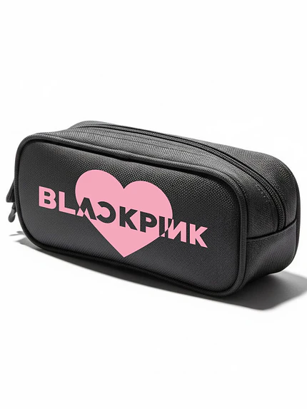 Estuche Lápices Cierre Metálico Blackpink Heart Grafimax 1