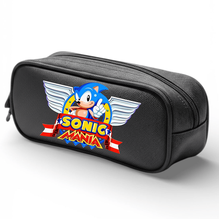 Estuche Lápices Cierre Metálico Sonic Mania Games Grafimax 1