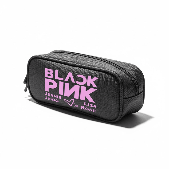 Estuche Blackpink K-Pop Musica Negro Grafimax 1