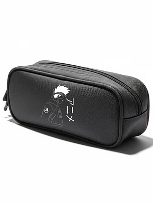 Estuche Cierre Naruto Kakashi Hatake Anime Negro Grafimax