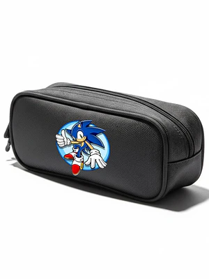 Estuche Sonic Video Juego Negro Grafimax