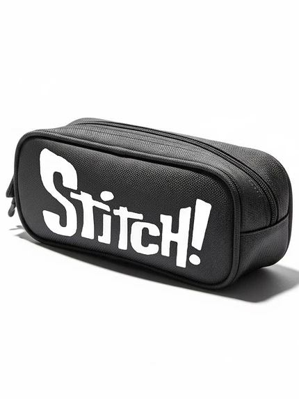 Estuche Cierre Stitch Pelí­cula Lilo Y Stitch Negro Grafimax 1