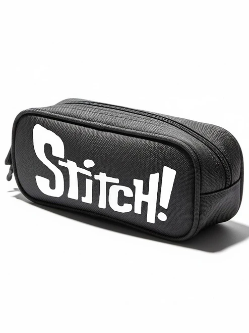 Estuche Cierre Stitch Pelí­cula Lilo Y Stitch Negro Grafimax 1