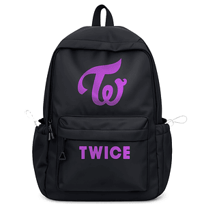 Mochila Twice Música K Pop 20 Litros Negra Grafimax