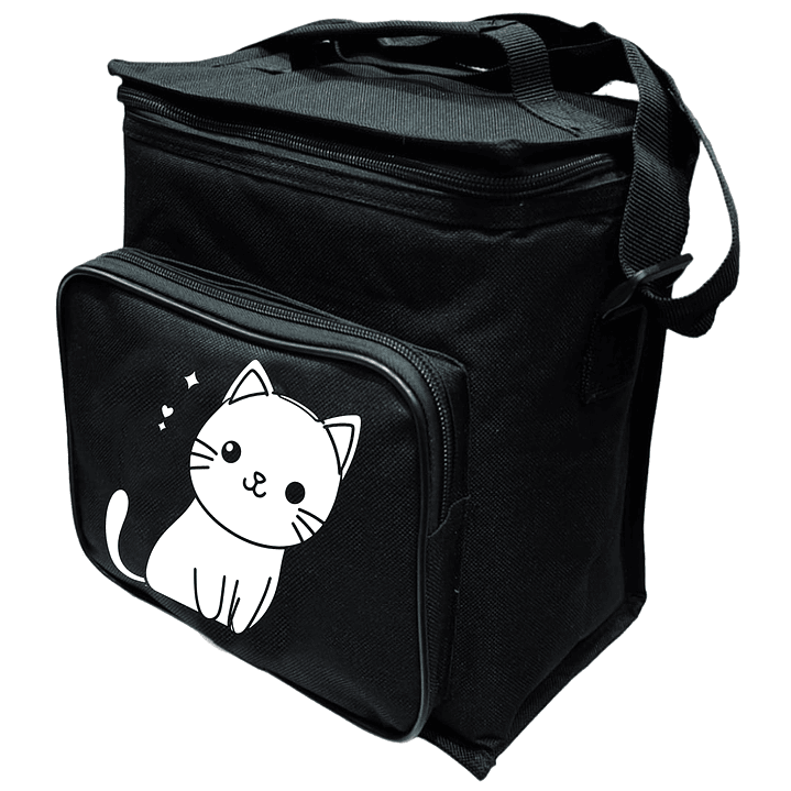 Lonchera Gato Chibi Kawaii Bolsa Almuerzo  - Grafimax-  2