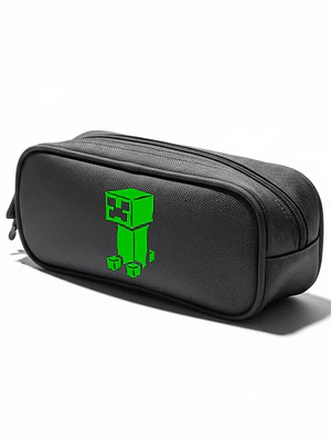 Estuche Lápices Cierre Metalico Creeper Minecraft Grafimax