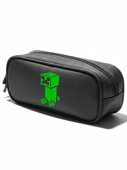 Estuche Lápices Cierre Metalico Creeper Minecraft Grafimax 1