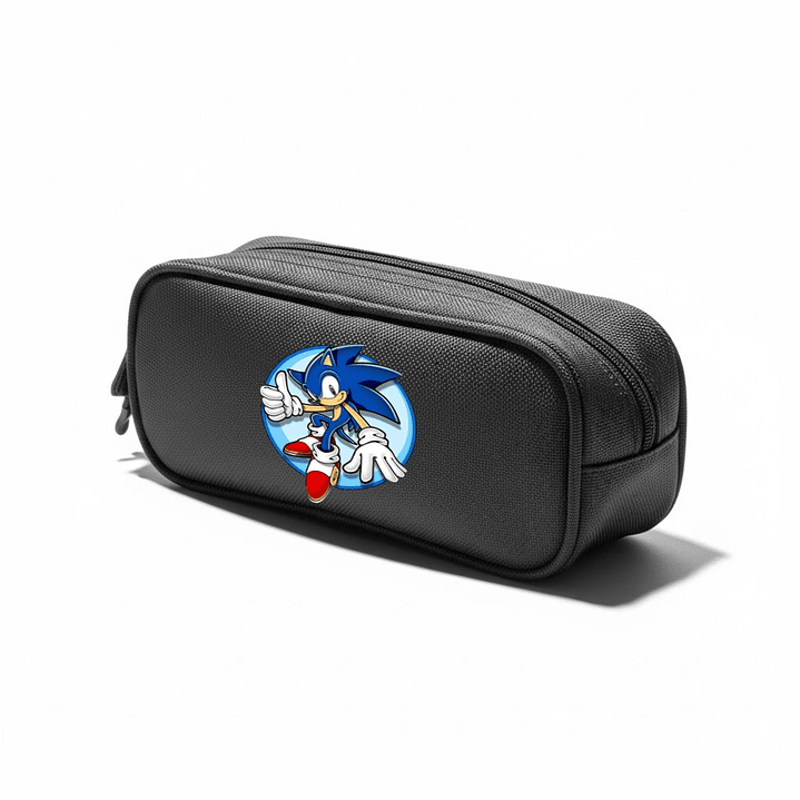 Estuche Sonic Amigos Escolar Colegio Colores Grafimax 1