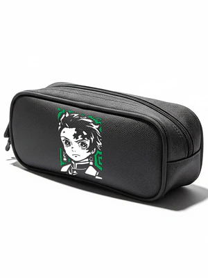 Estuche Lápices Cierre Metálico Tanjiro Kanji Anime Grafimax