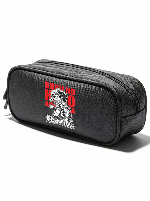 Estuche Cierre Boku No Hero Anime Negro Grafimax 1