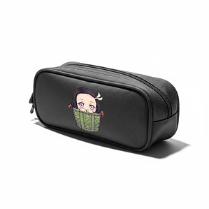Estuche Cierre Nezuko Chibi Kimetsu Negro Grafimax