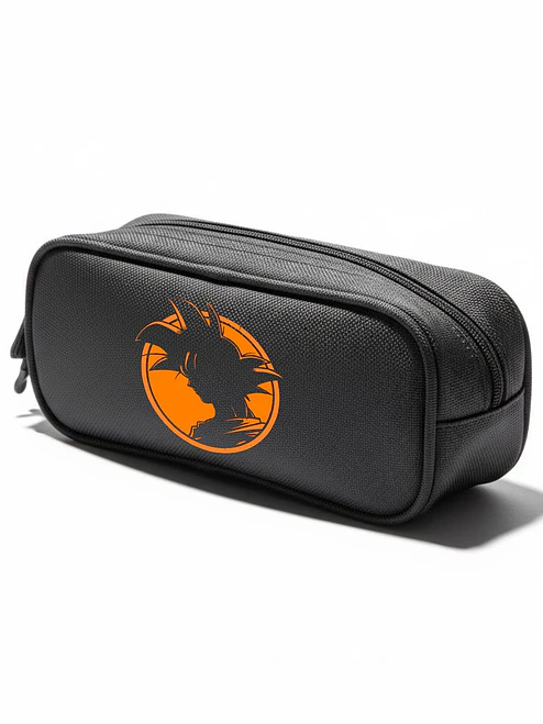 Estuche Cierre Silueta Goku Dragon Ball Anime Negro Grafimax 1