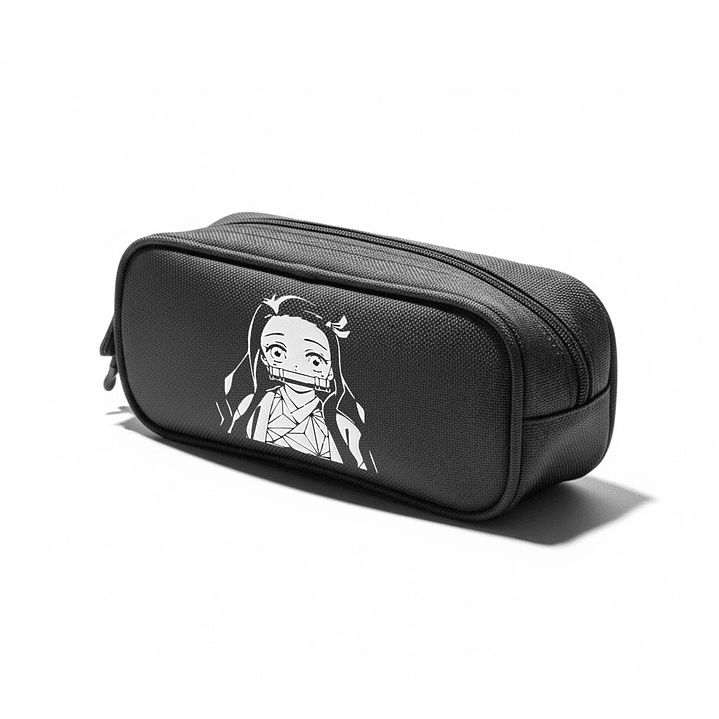 Estuche Cierre Nezuko Dibujo Kimetsu No Yaiba Negro Grafimax 1
