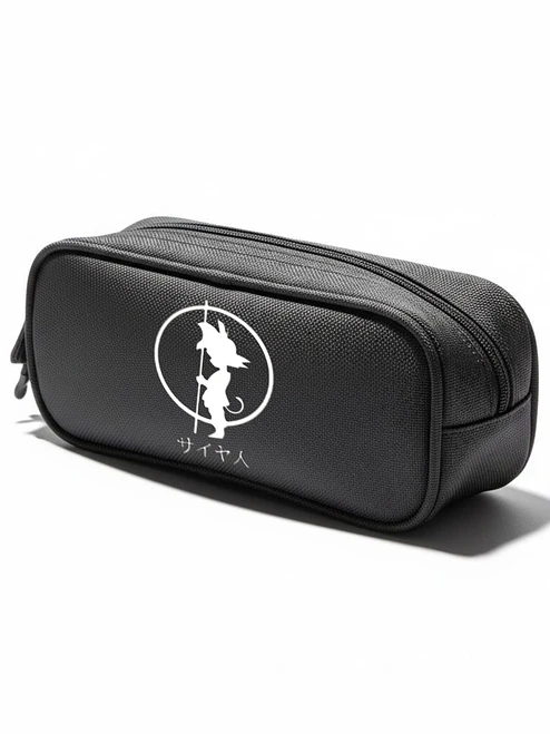 Estuche Cierre Dragon Ball Silueta Anime Negro Grafimax 1