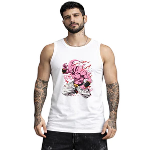 Polera Sin Mangas Dragon Ball Majin Boo Dtf Grafimax
