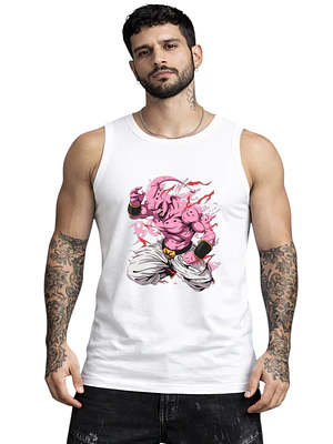 Polera Sin Mangas Dragon Ball Majin Boo Dtf Grafimax