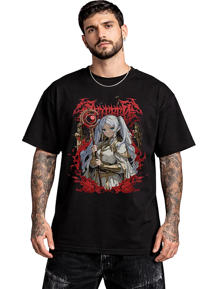 Polera Sousou No Frieren Anime Dtf Oversize Grafimax 2