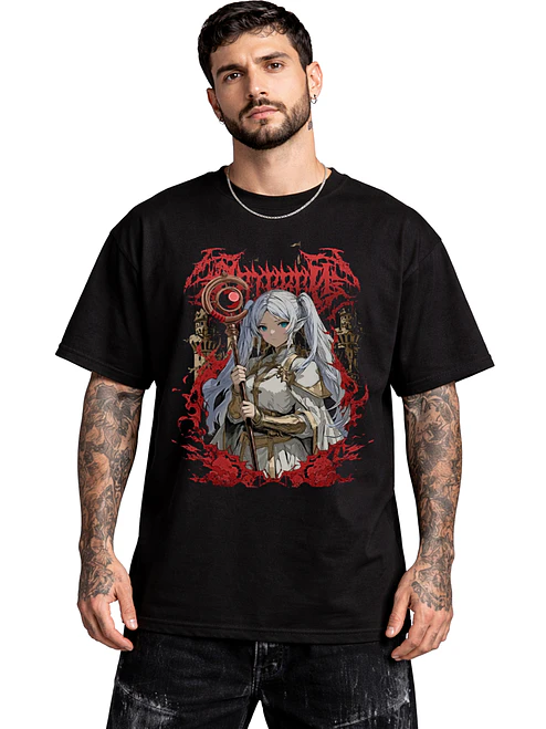 Polera Sousou No Frieren Anime Dtf Oversize Grafimax 2