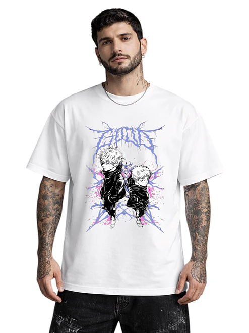 Polera Satoru Gojo Jujutsu Kaisen Diseños Anime Dtf Grafimax 1