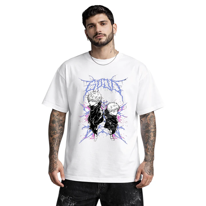 Polera Satoru Gojo Jujutsu Kaisen Diseños Anime Dtf Grafimax 1