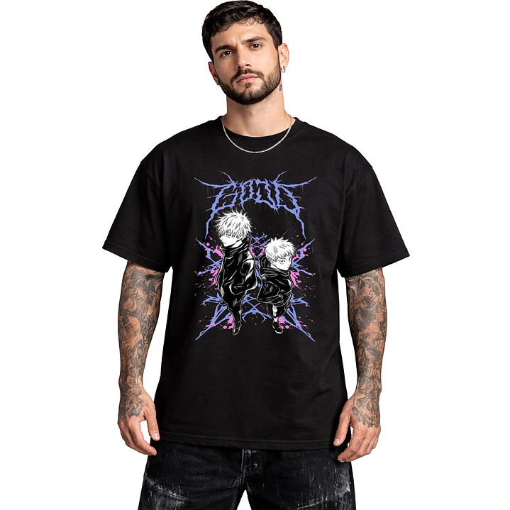 Polera Satoru Gojo Jujutsu Kaisen Diseños Anime Dtf Grafimax 3