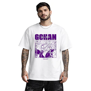 Polera Son Gohan Dragon Ball Z Anime Dtf Oversize Grafimax