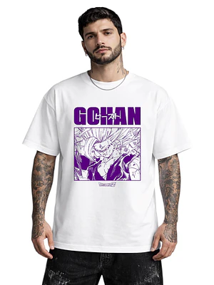 Polera Son Gohan Dragon Ball Z Anime Dtf Oversize Grafimax