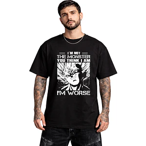 Polera Im Not That Monster Im Worse Dbz Anime Dtf Grafimax