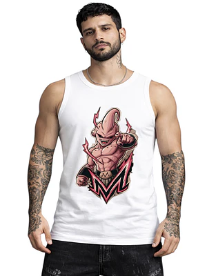 Polera Sin Mangas Kid Buu Dragon Ball Anime Dtf Grafimax