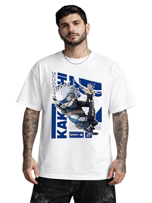 Polera Kakashi Hatake Naruto Anime Dtf Grafimax 1