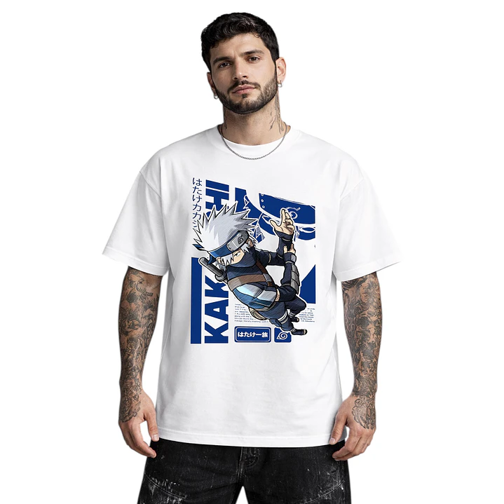 Polera Kakashi Hatake Naruto Anime Dtf Grafimax 1
