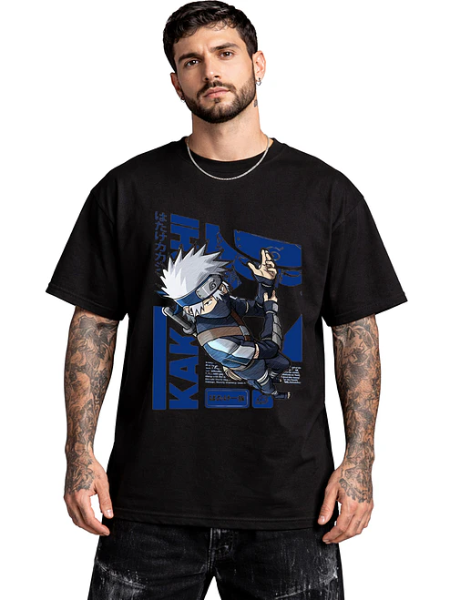 Polera Kakashi Hatake Naruto Anime Dtf Grafimax 3