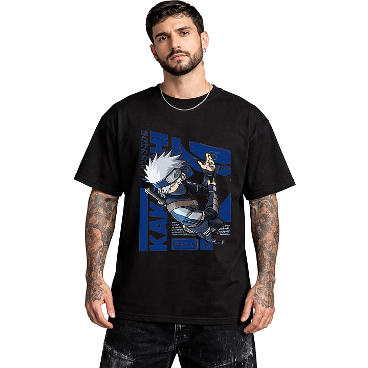 Polera Kakashi Hatake Naruto Anime Dtf Grafimax 3